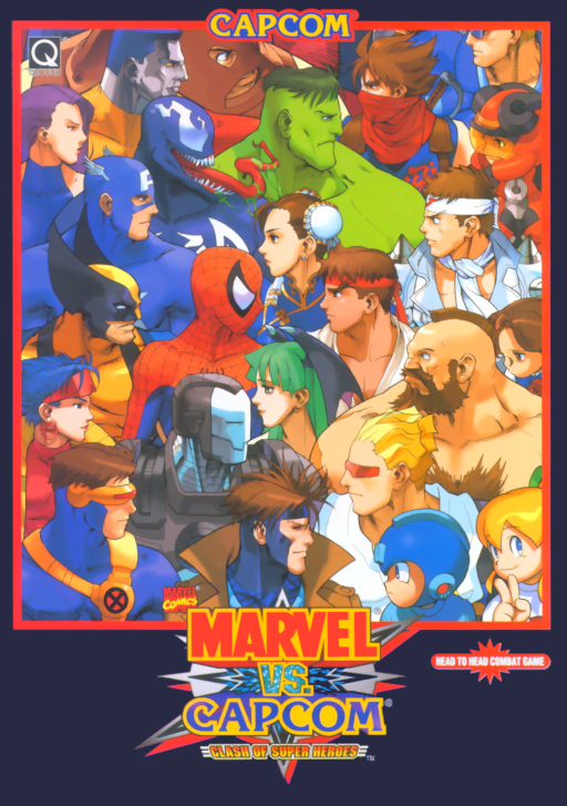 Marvel vs Capcom - clash of super heroes (980112 Asia) Game Cover